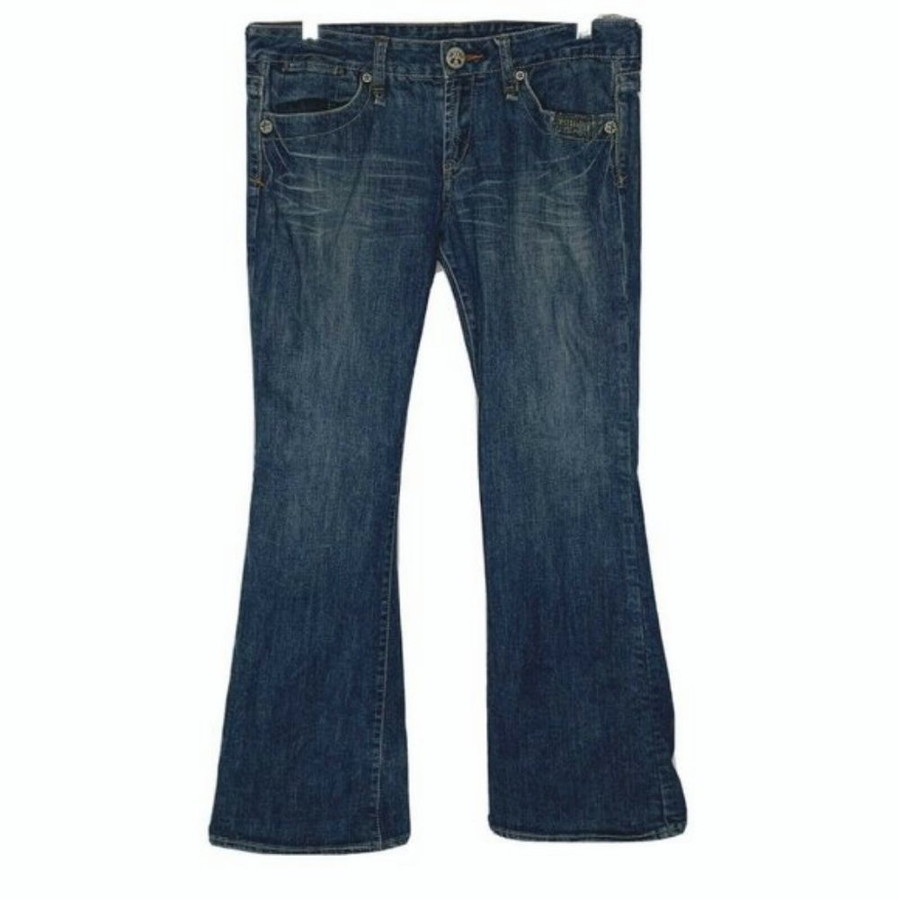 BCBGGIRLS Womens Jeans Size 31 Distressed Bootcut